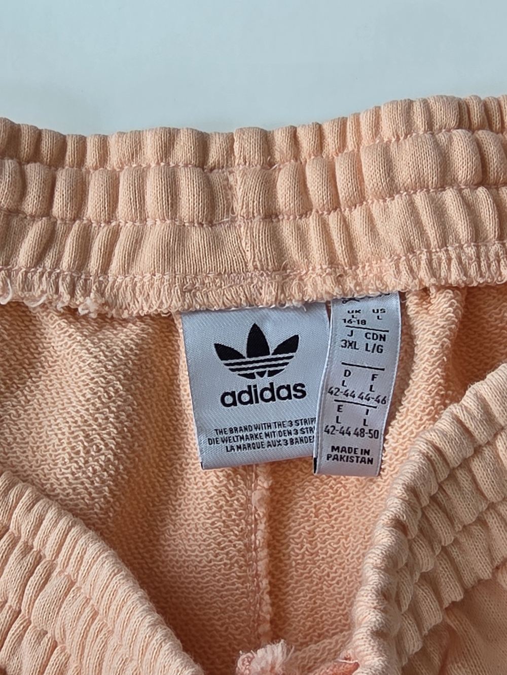 Adidas Women’s Peach Ribbed Crop Tank - Picture 5 of 5